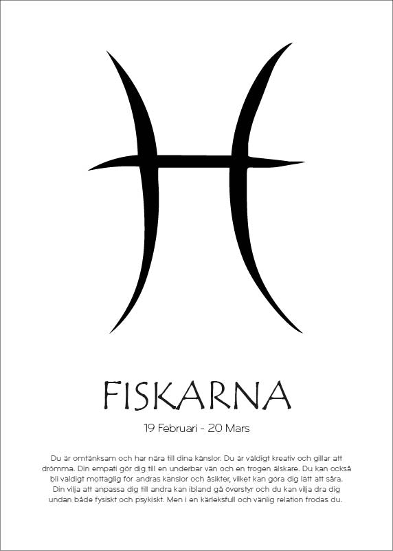 Skapa din egen poster - stjärntecken