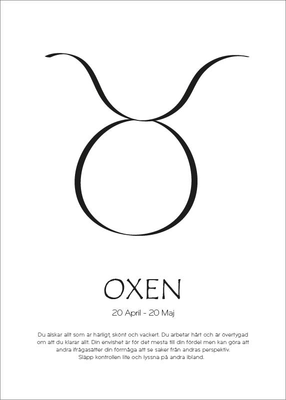 Skapa din egen poster - stjärntecken