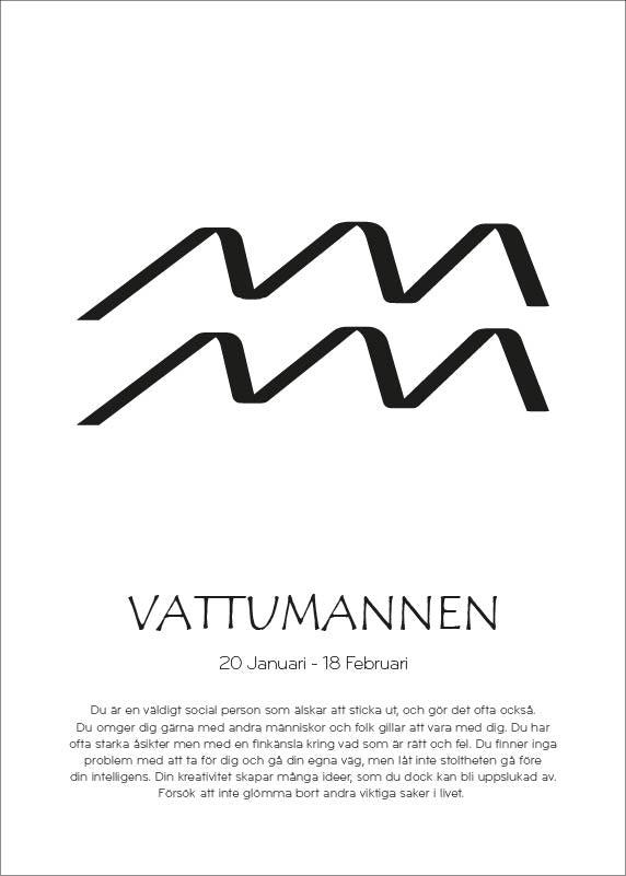 Skapa din egen poster - stjärntecken